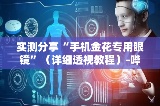 实测分享“手机金花专用眼镜”（详细透视教程）-哔哩哔哩