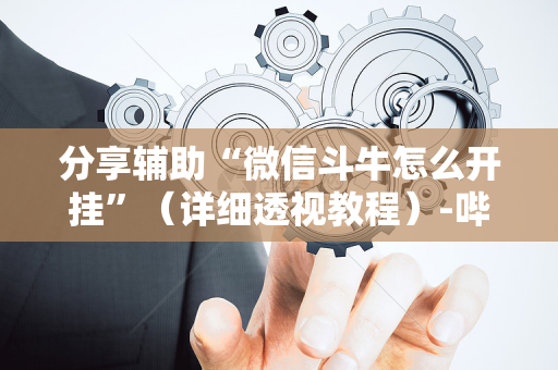 分享辅助“微信斗牛怎么开挂”（详细透视教程）-哔哩哔哩