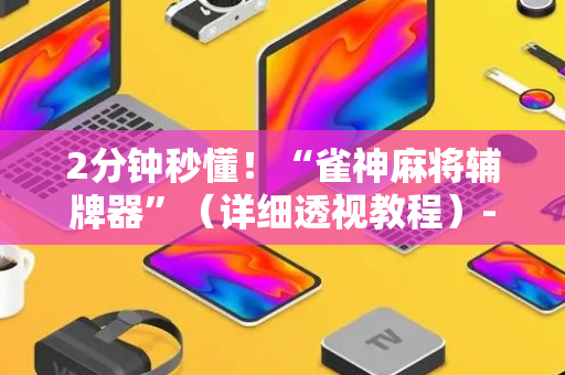 2分钟秒懂！“雀神麻将辅牌器”（详细透视教程）-哔哩哔哩