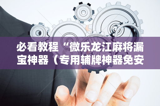 必看教程“微乐龙江麻将漏宝神器（专用辅牌神器免安装）