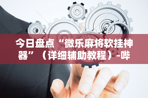 今日盘点“微乐麻将软挂神器”（详细辅助教程）-哔哩哔哩