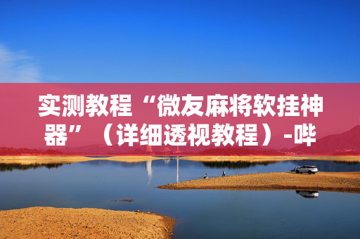 实测教程“微友麻将软挂神器”（详细透视教程）-哔哩哔哩