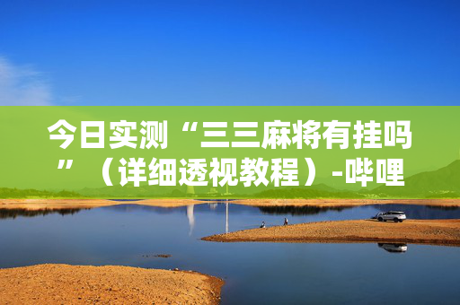 今日实测“三三麻将有挂吗”（详细透视教程）-哔哩哔哩