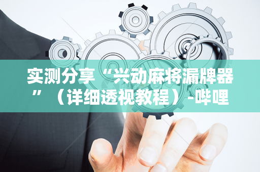 实测分享“兴动麻将漏牌器”（详细透视教程）-哔哩哔哩