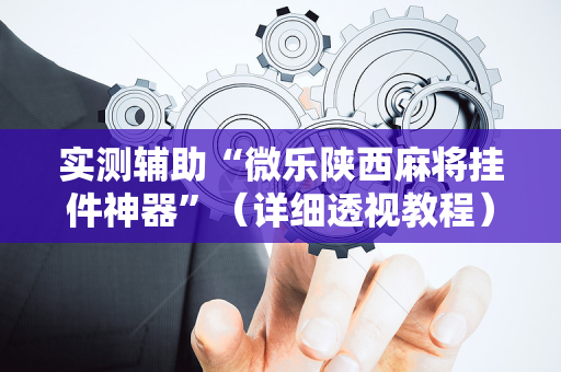 实测辅助“微乐陕西麻将挂件神器”（详细透视教程）-哔哩哔哩