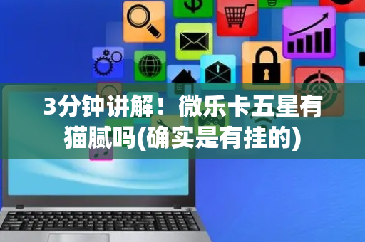3分钟讲解！微乐卡五星有猫腻吗(确实是有挂的)
