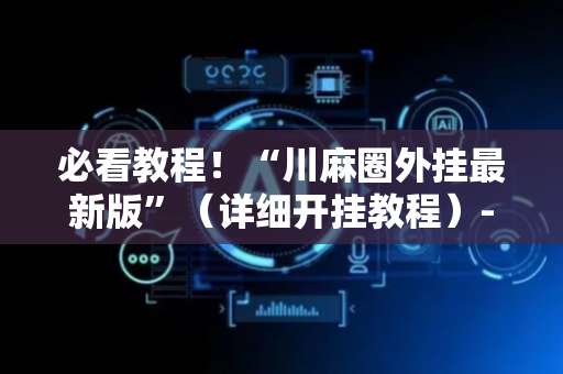 必看教程！“川麻圈外挂最新版”（详细开挂教程）-哔哩哔哩