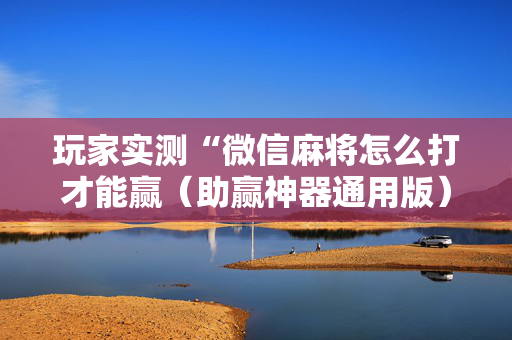 玩家实测“微信麻将怎么打才能赢（助赢神器通用版）