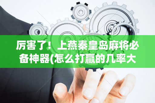 厉害了！上燕秦皇岛麻将必备神器(怎么打赢的几率大)