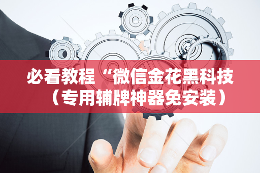 必看教程“微信金花黑科技（专用辅牌神器免安装）