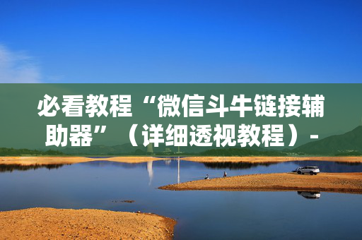 必看教程“微信斗牛链接辅助器”（详细透视教程）-哔哩哔哩