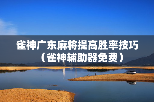 雀神广东麻将提高胜率技巧（雀神辅助器免费）