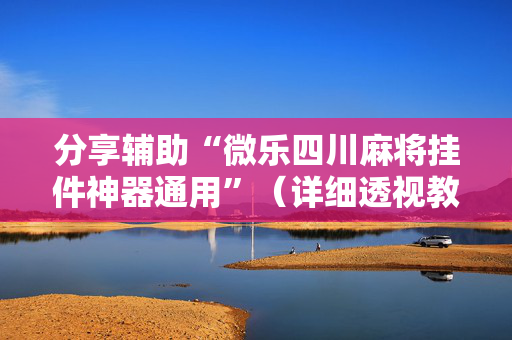 分享辅助“微乐四川麻将挂件神器通用”（详细透视教程）-哔哩哔哩
