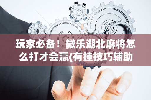 玩家必备！微乐湖北麻将怎么打才会赢(有挂技巧辅助器)