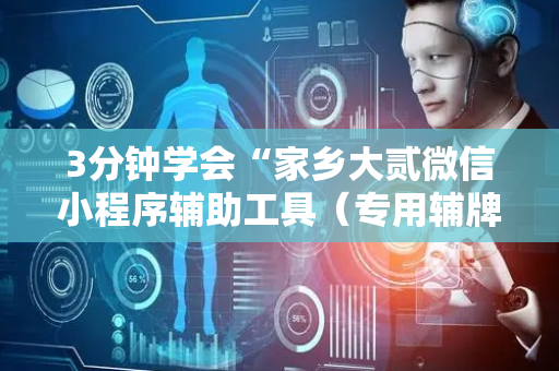 3分钟学会“家乡大贰微信小程序辅助工具（专用辅牌神器免安装）