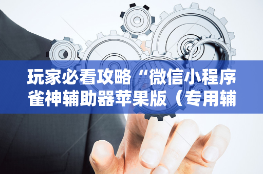 玩家必看攻略“微信小程序雀神辅助器苹果版（专用辅牌神器免安装）