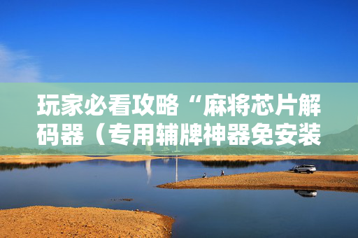 玩家必看攻略“麻将芯片解码器（专用辅牌神器免安装）