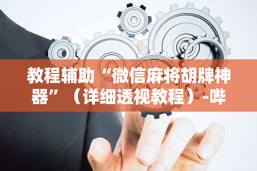 教程辅助“微信麻将胡牌神器”（详细透视教程）-哔哩哔哩