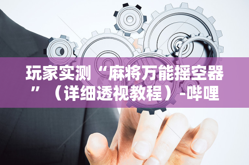 玩家实测“麻将万能摇空器”（详细透视教程）-哔哩哔哩