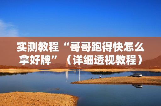 实测教程“哥哥跑得快怎么拿好牌”（详细透视教程）-哔哩哔哩