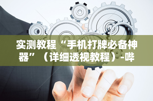 实测教程“手机打牌必备神器”（详细透视教程）-哔哩哔哩