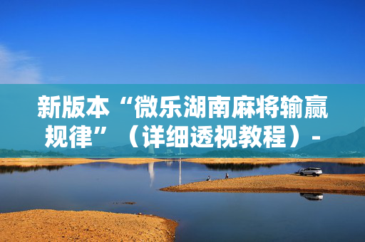 新版本“微乐湖南麻将输赢规律”（详细透视教程）-哔哩哔哩