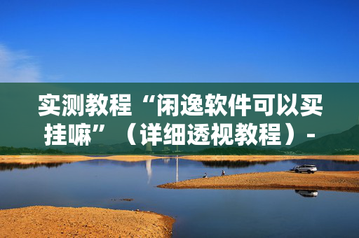 实测教程“闲逸软件可以买挂嘛”（详细透视教程）-哔哩哔哩