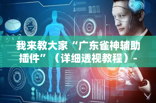 我来教大家“广东雀神辅助插件”（详细透视教程）-哔哩哔哩