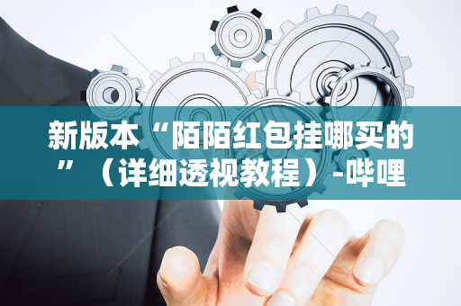 新版本“陌陌红包挂哪买的”（详细透视教程）-哔哩哔哩