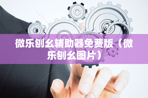 微乐刨幺辅助器免费版（微乐刨幺图片）