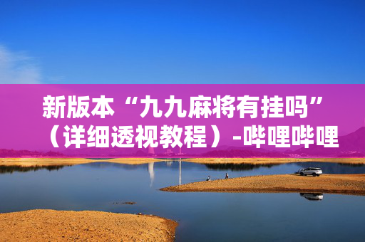新版本“九九麻将有挂吗”（详细透视教程）-哔哩哔哩