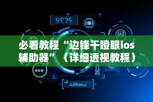 必看教程“边锋干瞪眼ios辅助器”（详细透视教程）-哔哩哔哩