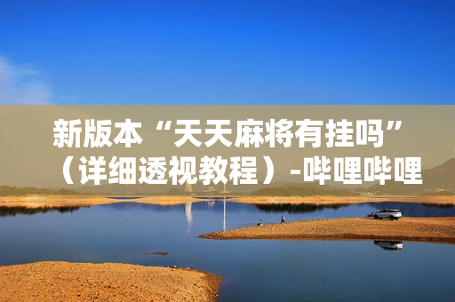 新版本“天天麻将有挂吗”（详细透视教程）-哔哩哔哩