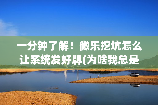 一分钟了解！微乐挖坑怎么让系统发好牌(为啥我总是输)