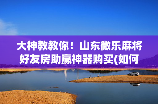 大神教教你！山东微乐麻将好友房助赢神器购买(如何才能打赢)