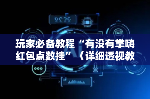 玩家必备教程“有没有掌嗨红包点数挂”（详细透视教程）-哔哩哔哩
