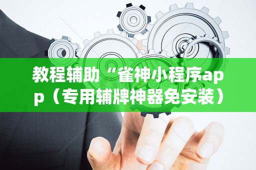 教程辅助“雀神小程序app（专用辅牌神器免安装）