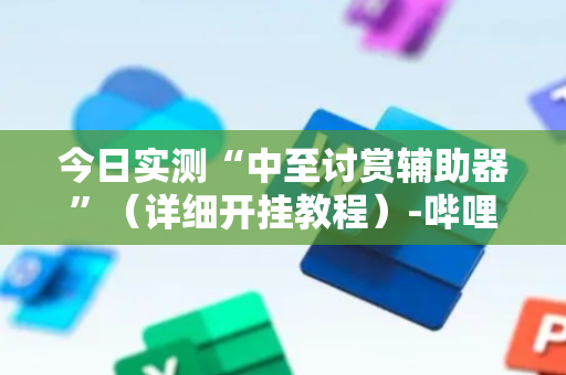 今日实测“中至讨赏辅助器”（详细开挂教程）-哔哩哔哩