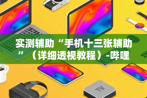 实测辅助“手机十三张辅助”（详细透视教程）-哔哩哔哩