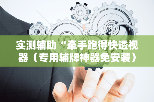 实测辅助“牵手跑得快透视器（专用辅牌神器免安装）