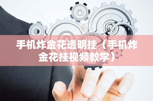 手机炸金花透明挂（手机炸金花挂视频教学）