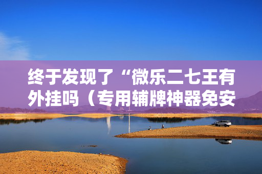 终于发现了“微乐二七王有外挂吗（专用辅牌神器免安装）
