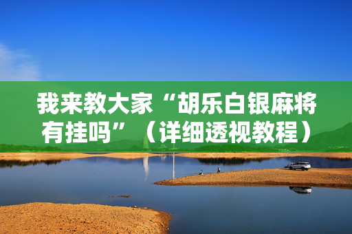 我来教大家“胡乐白银麻将有挂吗”（详细透视教程）-哔哩哔哩