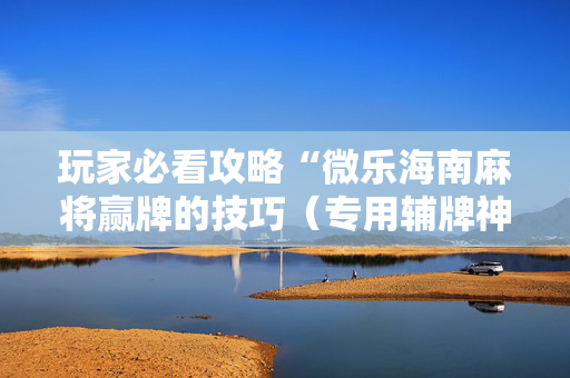 玩家必看攻略“微乐海南麻将赢牌的技巧（专用辅牌神器免安装）