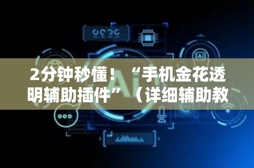 2分钟秒懂！“手机金花透明辅助插件”（详细辅助教程）-哔哩哔哩