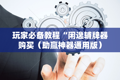 玩家必备教程“闲逸辅牌器购买（助赢神器通用版）