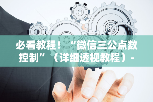 必看教程！“微信三公点数控制”（详细透视教程）-哔哩哔哩