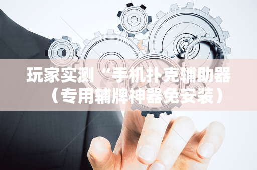 玩家实测“手机扑克辅助器（专用辅牌神器免安装）