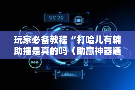 玩家必备教程“打哈儿有辅助挂是真的吗（助赢神器通用版）