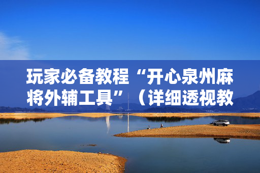 玩家必备教程“开心泉州麻将外辅工具”（详细透视教程）-哔哩哔哩